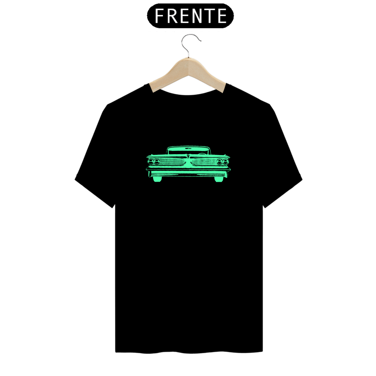 Nome do produto: T-Shirt Prime - Carro Antigo 8 Verde 2