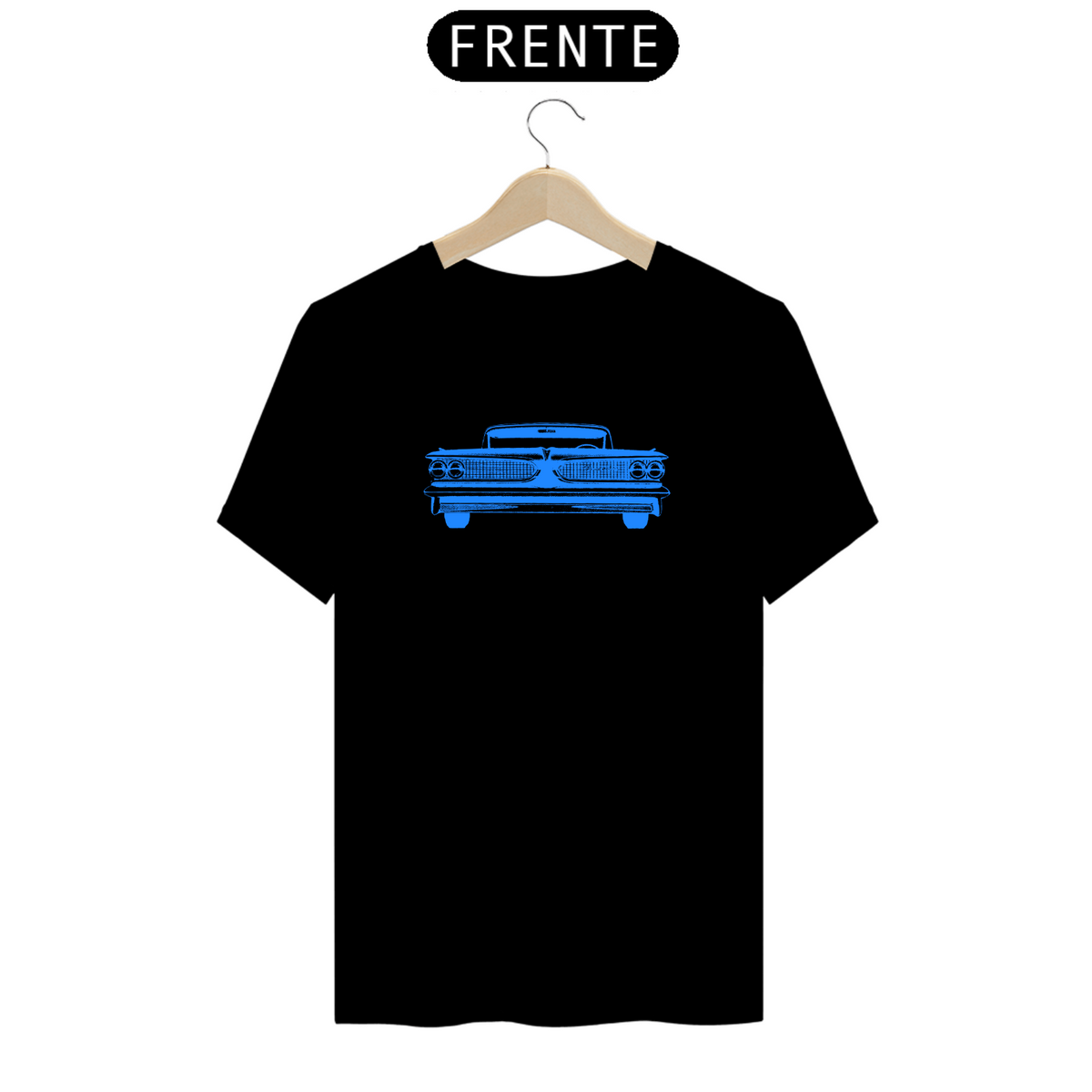 Nome do produto: T-Shirt Prime - Carro Antigo 8 Azul 3