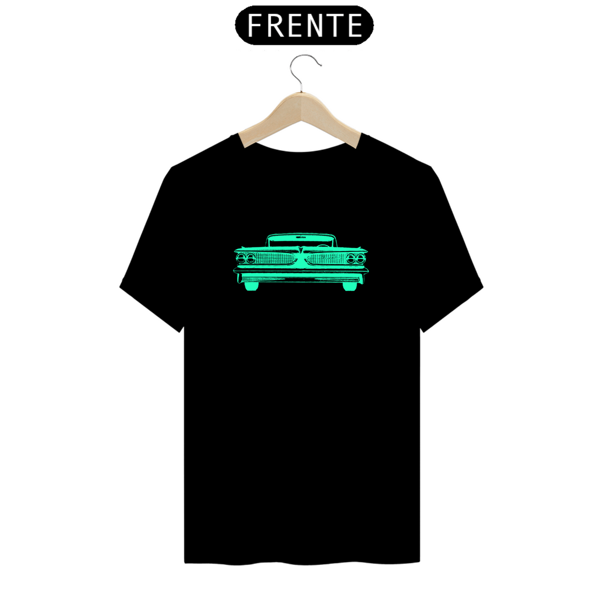 Nome do produto: T-Shirt Prime - Carro Antigo 8 Verde 3