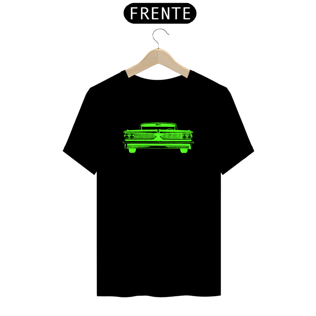Nome do produto: T-Shirt Prime - Carro Antigo 8 Verde 4