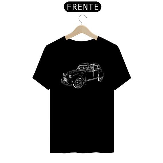 T-Shirt Prime - Carro Antigo 9 Branco