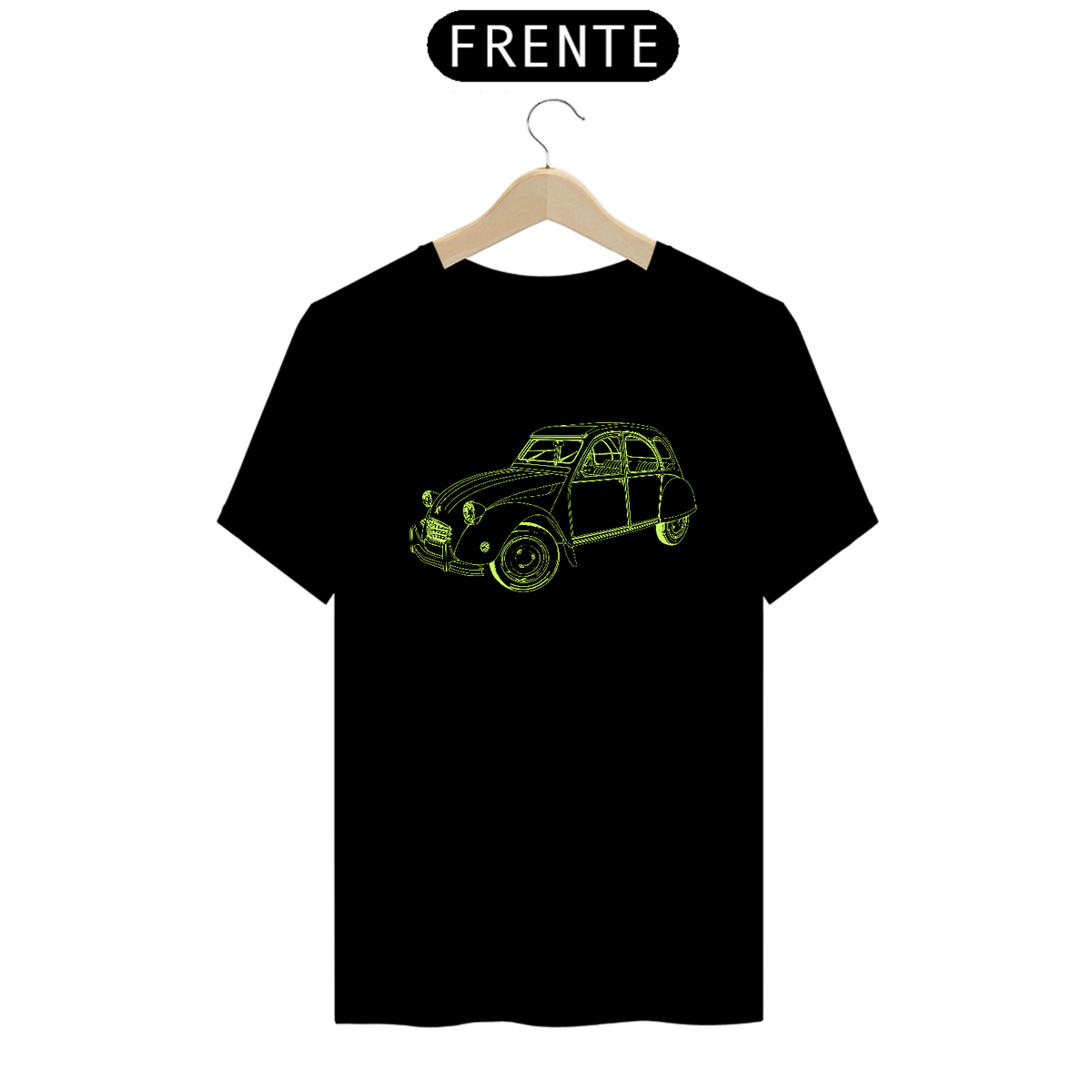 Nome do produto: T-Shirt Prime - Carro Antigo 9 Verde 1