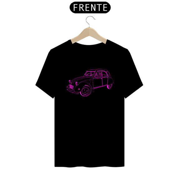 T-Shirt Prime - Carro Antigo 9 Rosa