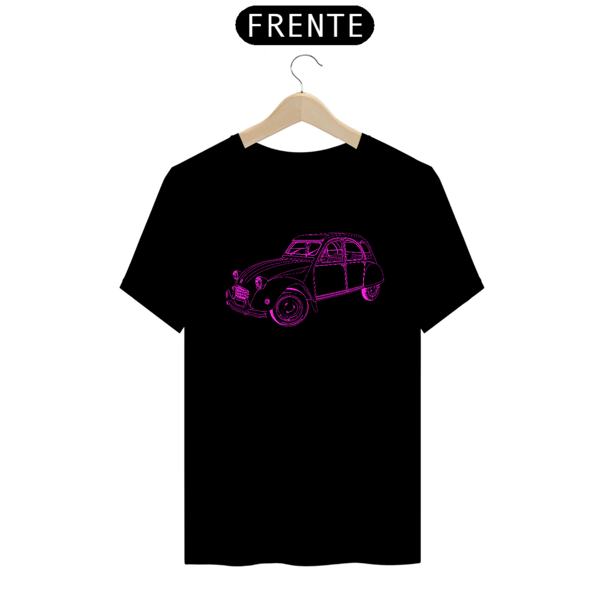 Nome do produto: T-Shirt Prime - Carro Antigo 9 Rosa