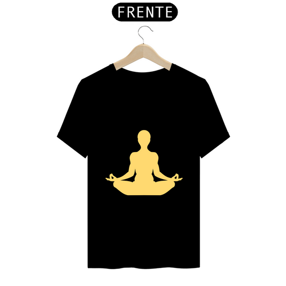 T-Shirt Prime - Meditação 1 - Amarelo