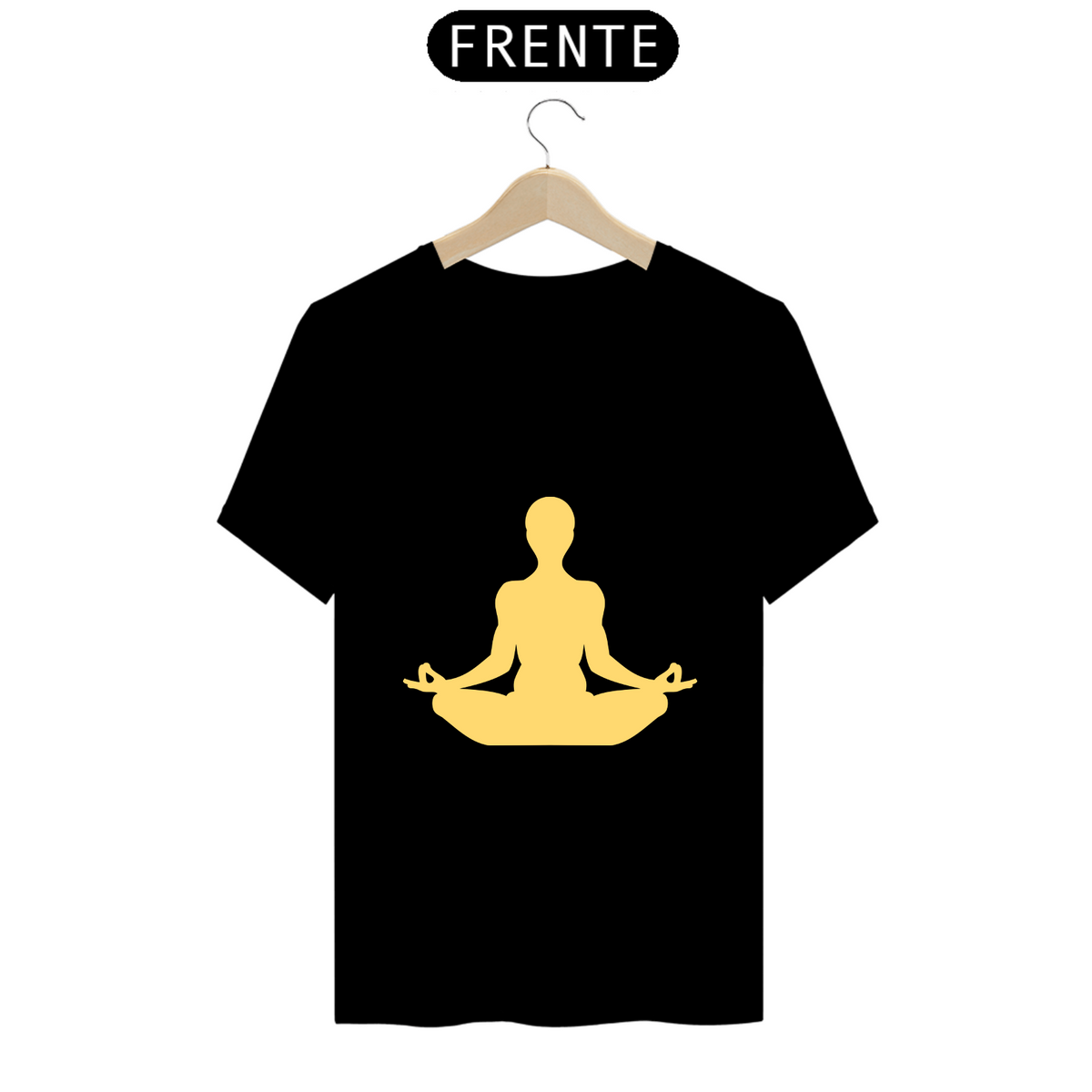 Nome do produto: T-Shirt Prime - Meditação 1 - Amarelo