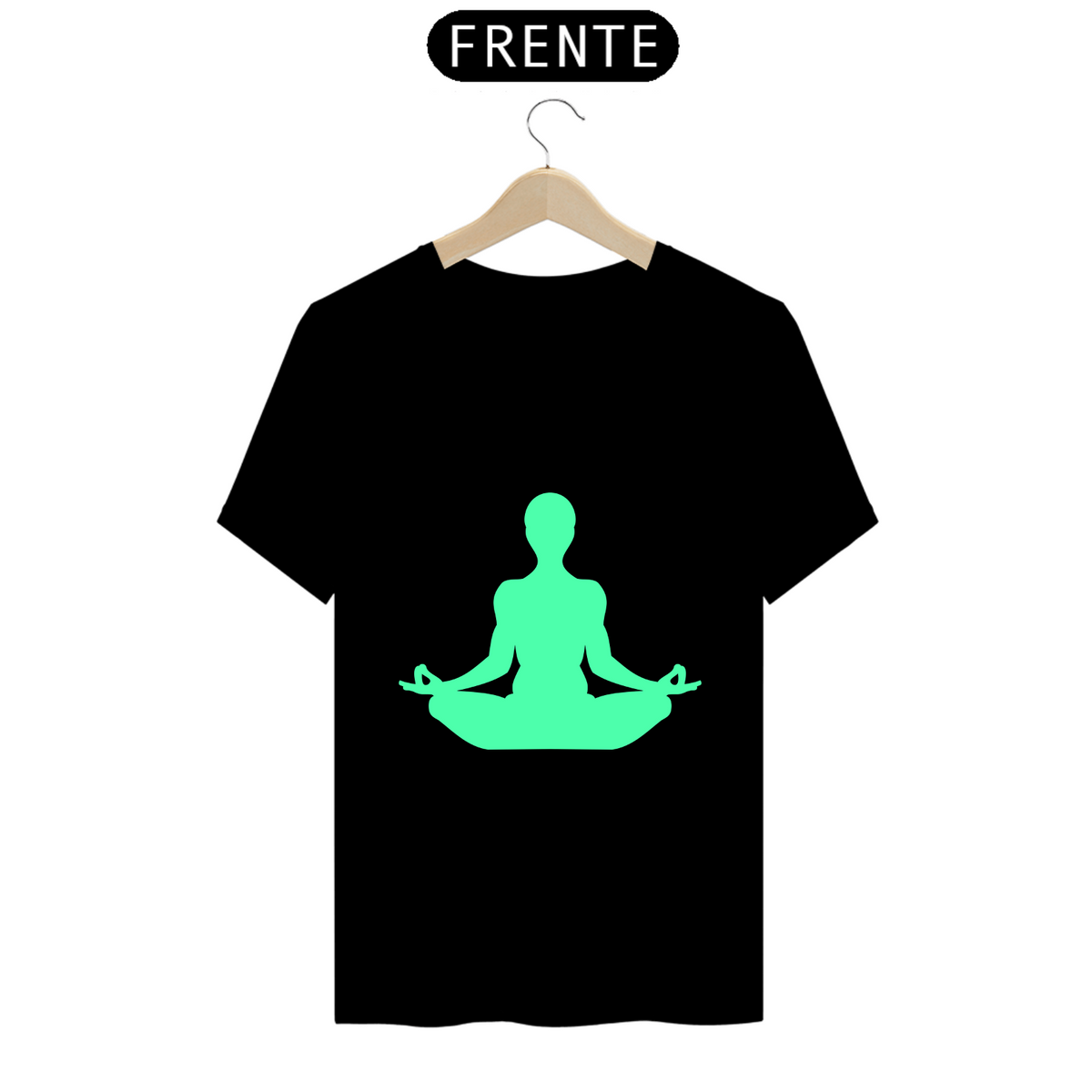 Nome do produto: T-Shirt Prime - Meditação 1 - Verde 2