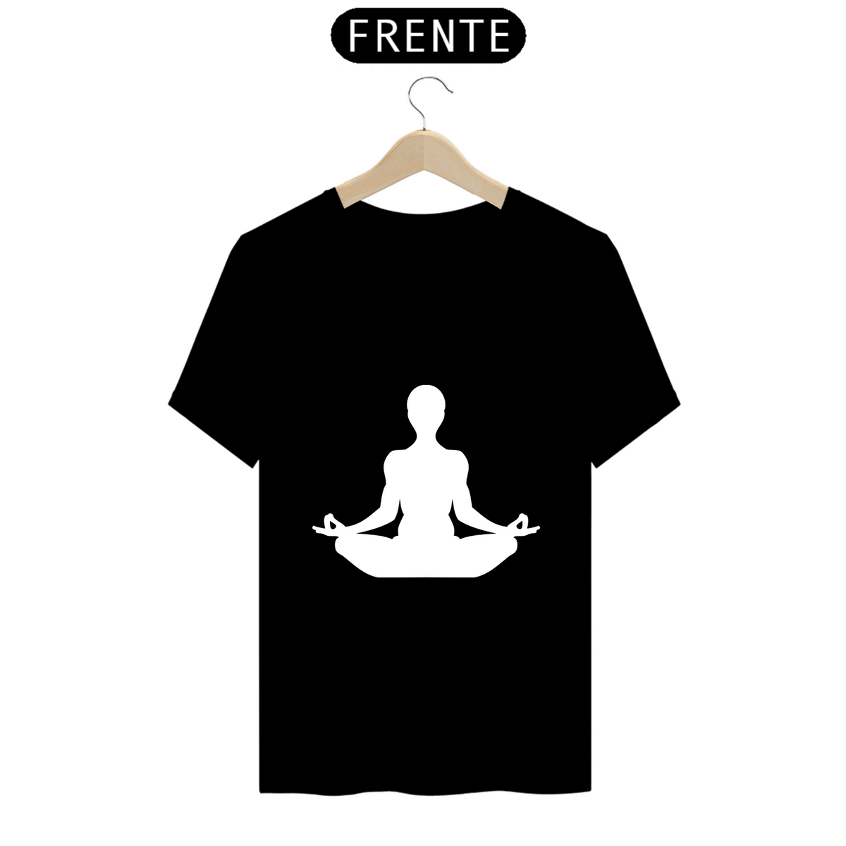 Nome do produto: T-Shirt Prime - Meditação 1 - Branco