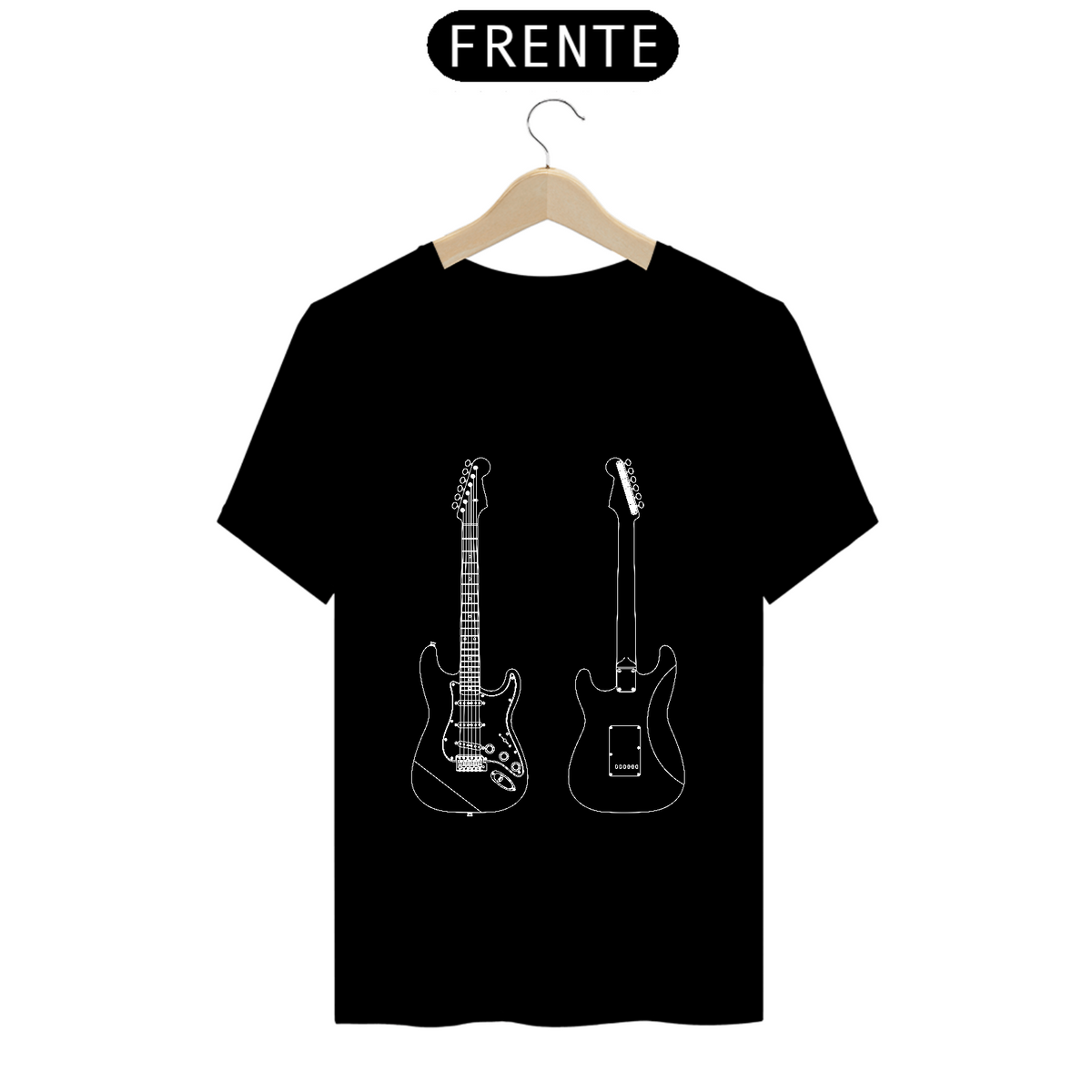 Nome do produto: T-Shirt Prime - 4 Hands Luthieria - ST1960 Branca