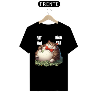 T-Shirt Prime - Fat Cat, Rich Cat 2 Branco