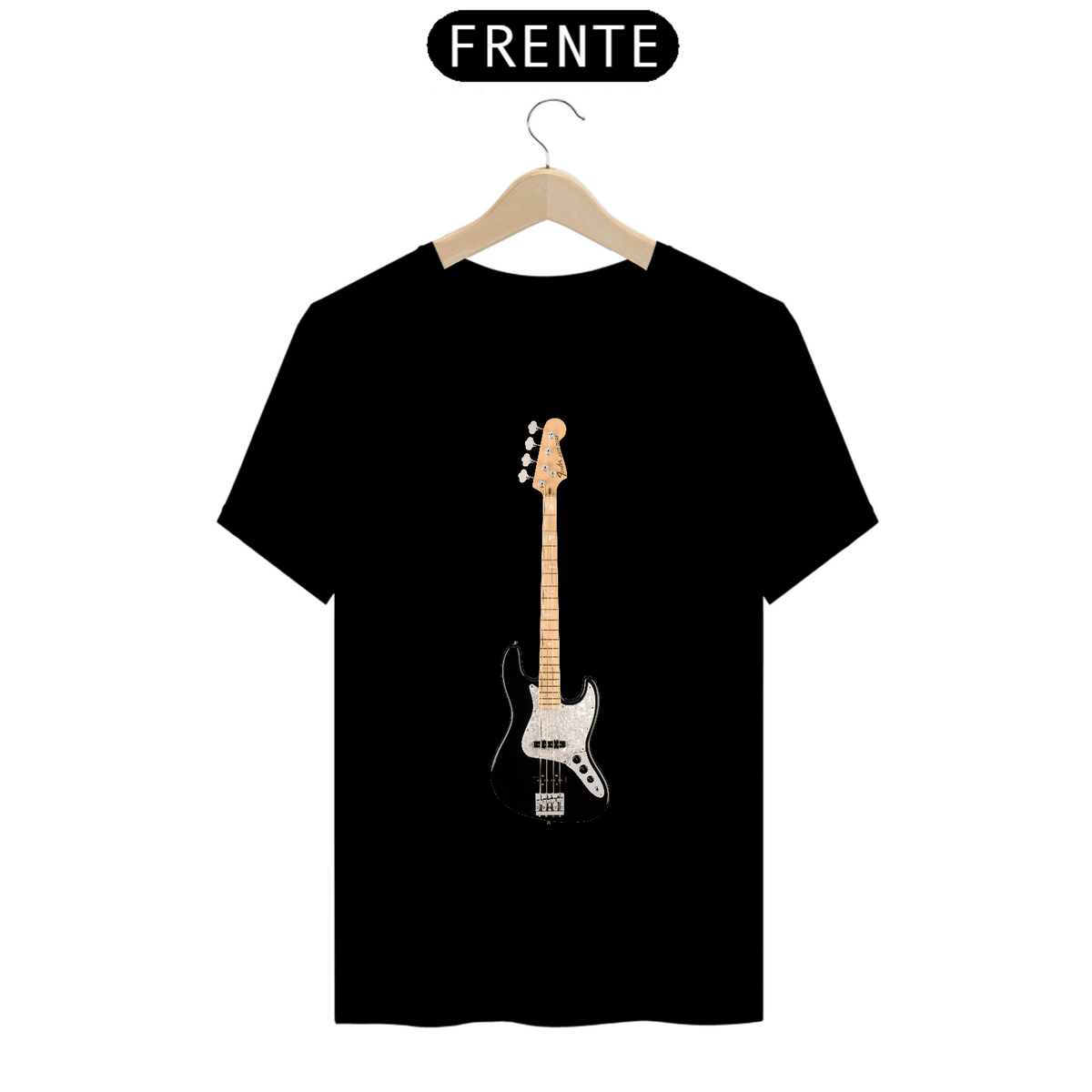 Nome do produto: T-Shirt Prime - Baixo Fender USA Geddy Lee Jazz Bass - Model 1