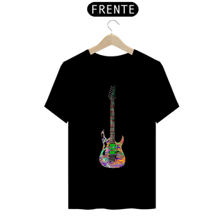 Nome do produtoT-Shirt Prime - Guitarra Ibanez PIA77 Steve Vai Signature Multicolor Swirl