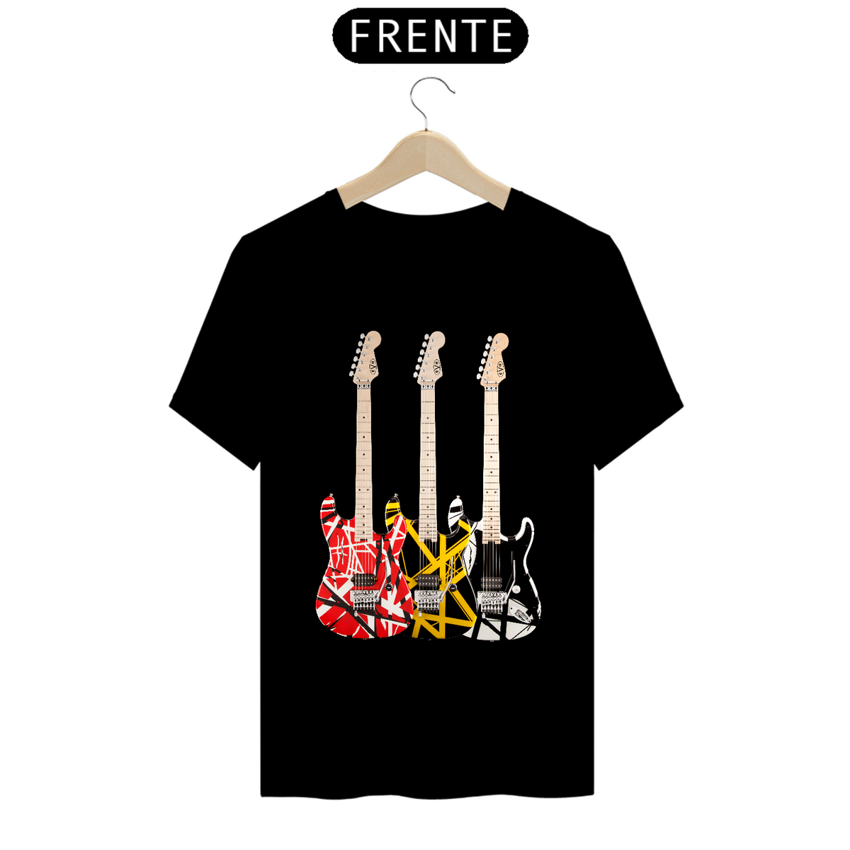 Nome do produto: T-Shirt Prime - Guitarras EVH Striped Series - Full Set - Modelo 1