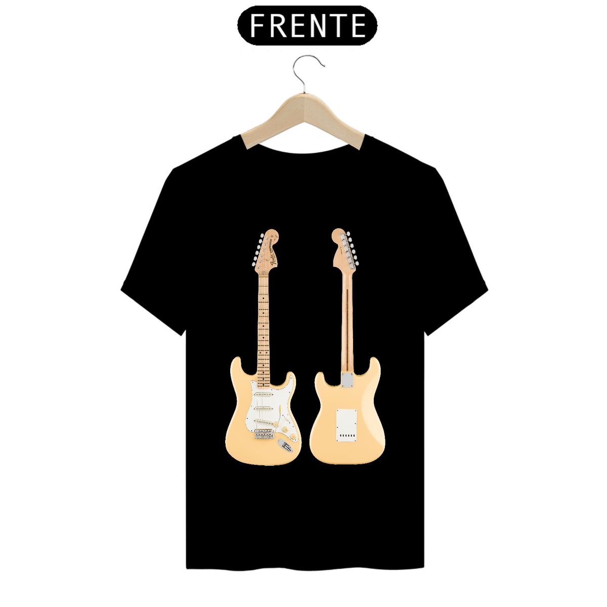 Nome do produto: T Shirt Prime - Guitarra Fender Stratocaster Yngwie Malmsteen Signature - Model 1