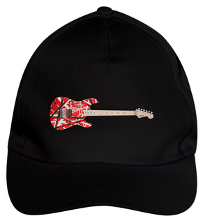 Nome do produtoBoné de Brim - Guitarra EVH Striped Series Red Black White