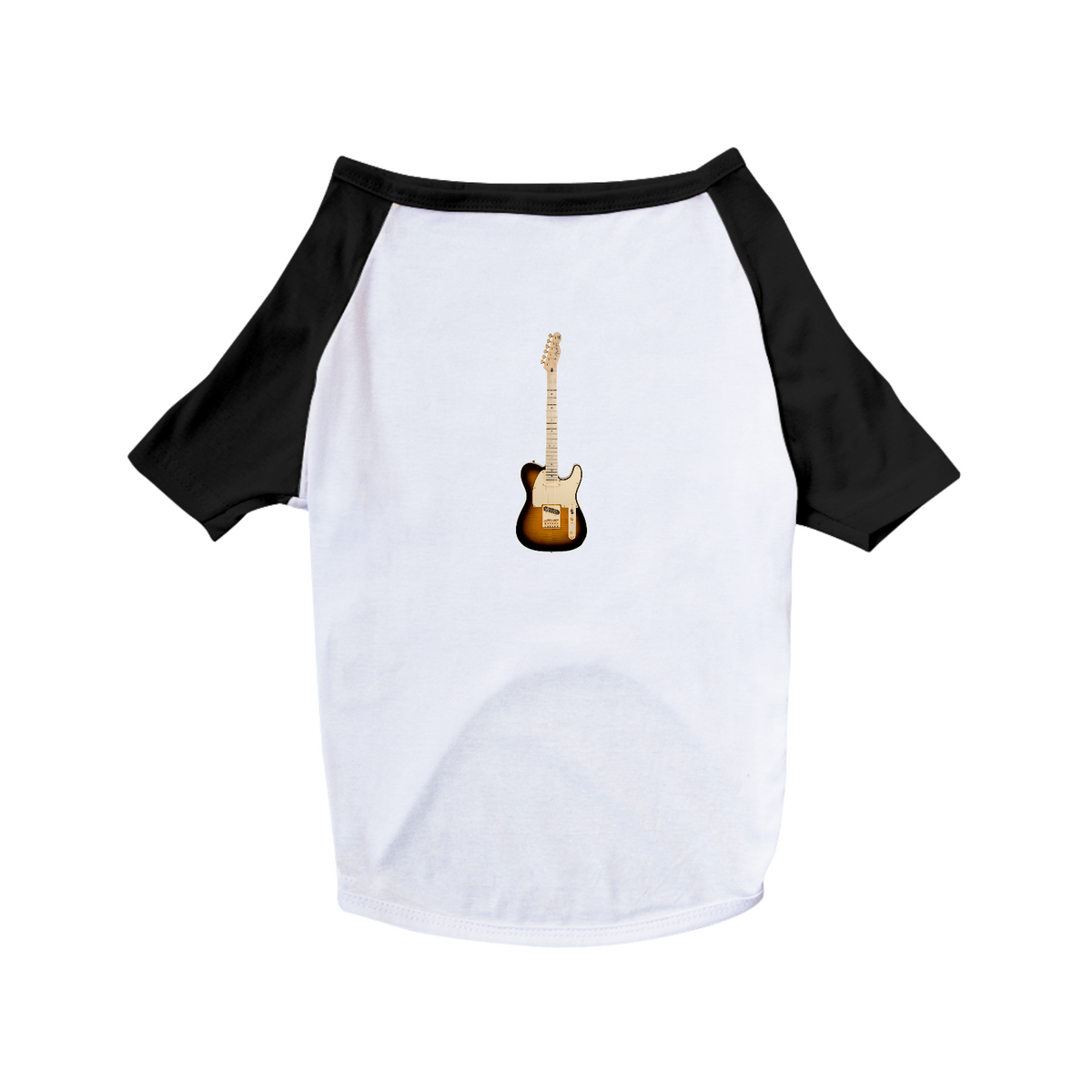 Nome do produto: Camisa Pet Dog - Guitarra Fender Telecaster Richie Kotzen Siganture Tobacco Burst - Model 1