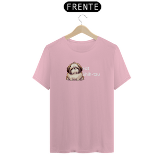 Nome do produtoT-Shirt Classic - Fat Shih-tzu - Modelo 1