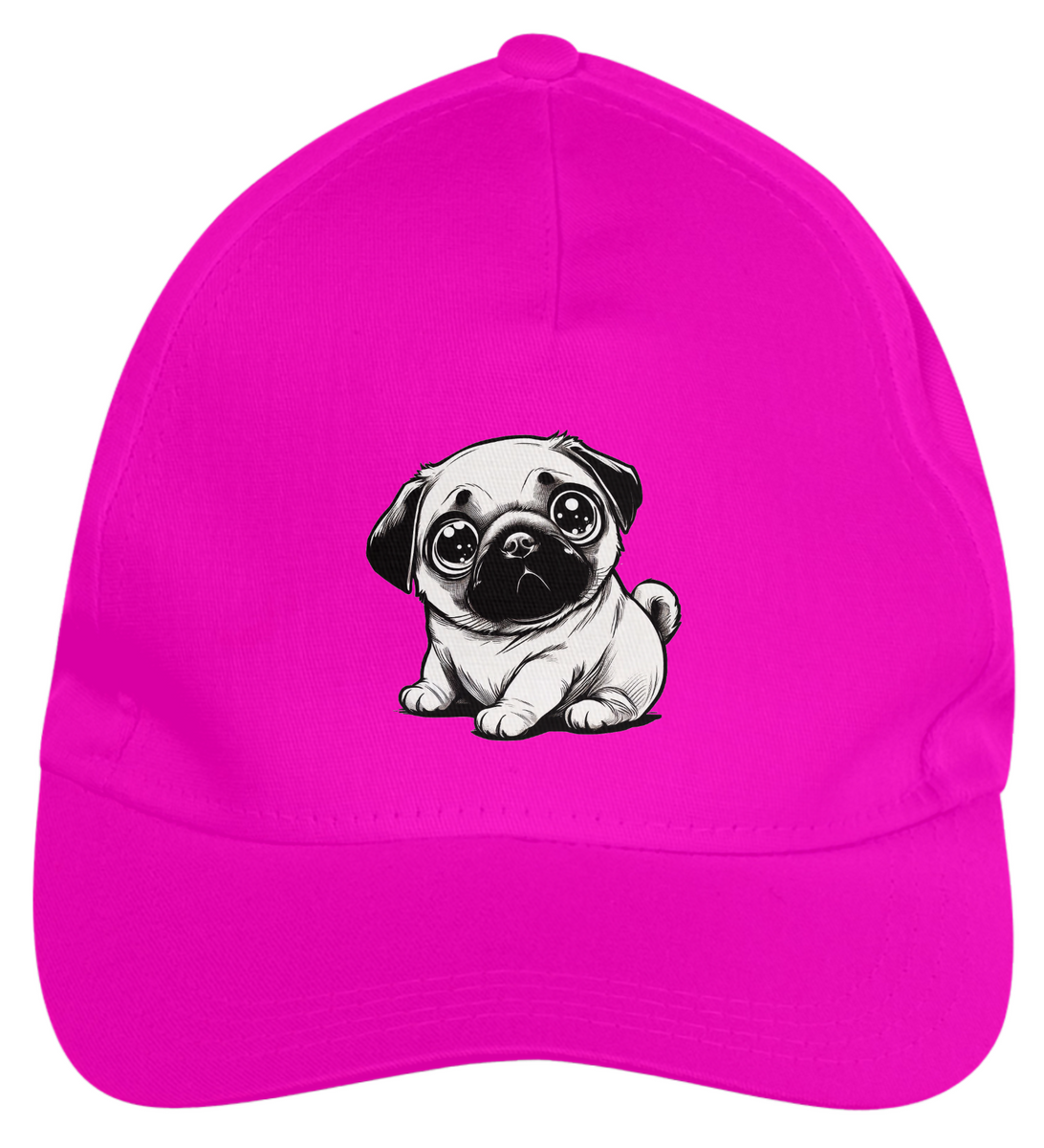 Nome do produto: Boné de Brim - Fat Pug 1