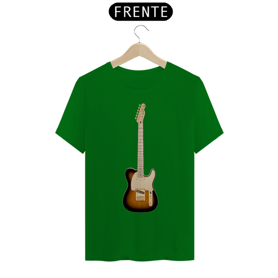 T-Shirt Classic - Guitarra Fender Telecaster Richie Kotzen Siganture Tobacco Burst - Model 1