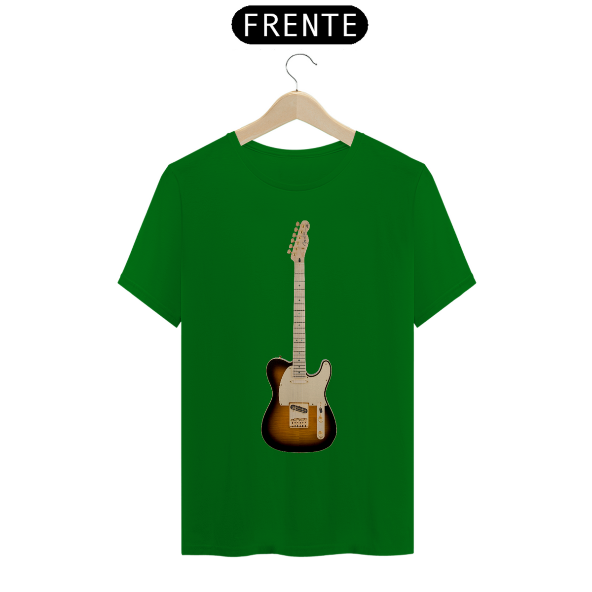 Nome do produto: T-Shirt Classic - Guitarra Fender Telecaster Richie Kotzen Siganture Tobacco Burst - Model 1