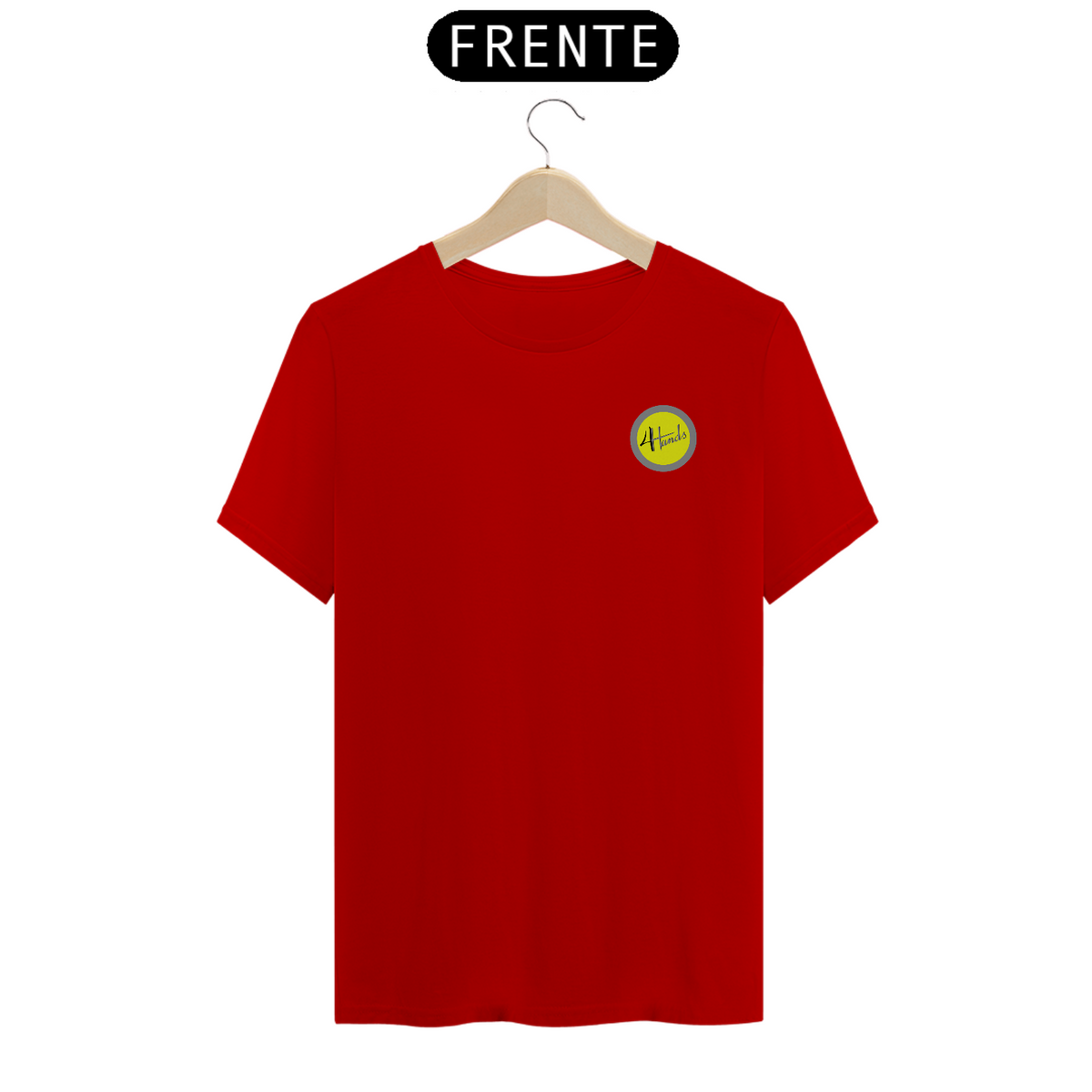 Nome do produto: T-Shirt Quality - 4 Hands Luthieria - Logo - Diversas Cores