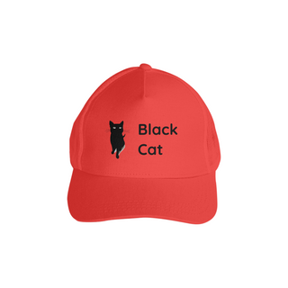 Nome do produtoBoné Americano com Tela - Black Cat 1