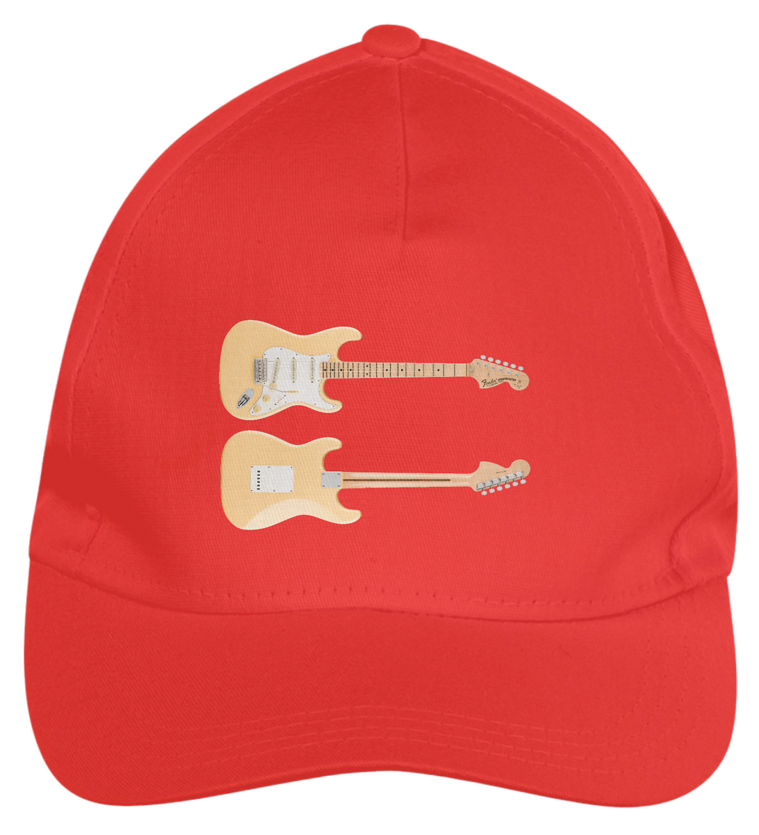 Nome do produto: Boné de Brim - Guitarra Fender Stratocaster Yngwie Malmsteen Signature - Model 2