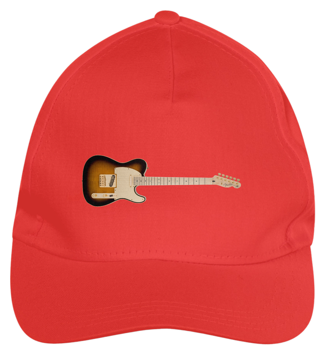 Nome do produto: Boné de Brim - Guitarra Fender Telecaster Richie Kotzen Siganture Tobacco Burst - Model 1