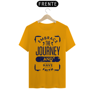 Nome do produtoTshirt Fé: Abrace a jornada e tenha fé