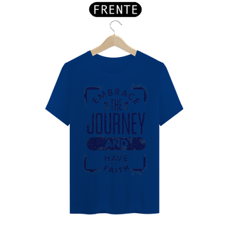 Nome do produtoTshirt Fé: Abrace a jornada e tenha fé