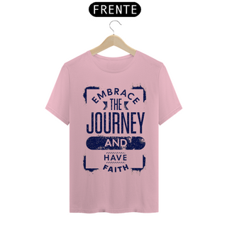 Nome do produtoTshirt Fé: Abrace a jornada e tenha fé