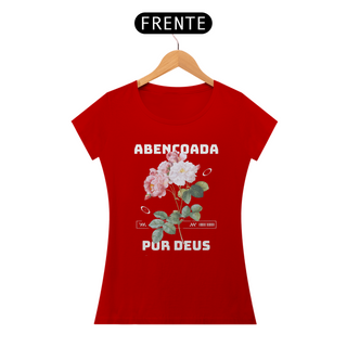 Nome do produtoTshirt Abençoada por Deus