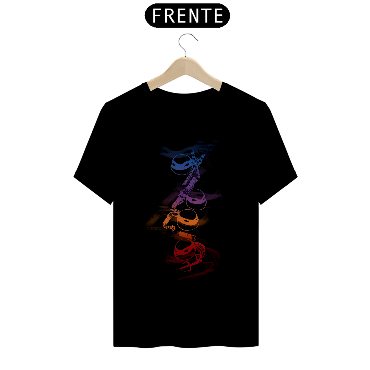 Nome do produto: T - Shirt Estonada Tartarugas Ninjas