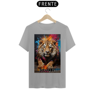 Nome do produtoCAMISETA UNISSEX -  tiger in an explosion of color
