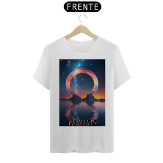 CAMISETA UNISSEX - floating islands  serenely amidst a sea of stars