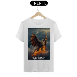Nome do produtoCAMISETA UNISSEX - golden dragon emerges from the clouds