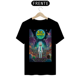 Nome do produtoCAMISETA UNISSEX - Rick and Morty being led into a colossal