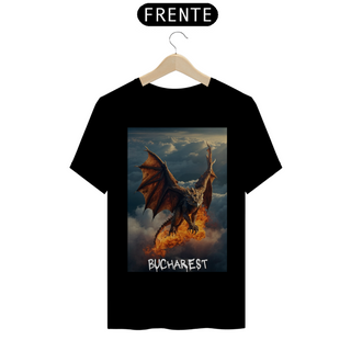 Nome do produtoCAMISETA UNISSEX - golden dragon emerges from the clouds