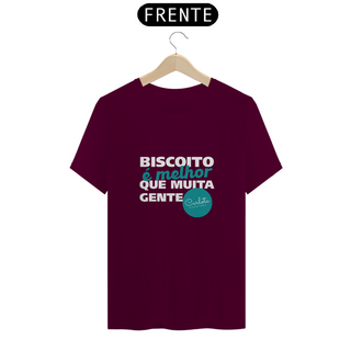 Nome do produtoCamiseta Regular Carlota - Biscoito é melhor que muita gente