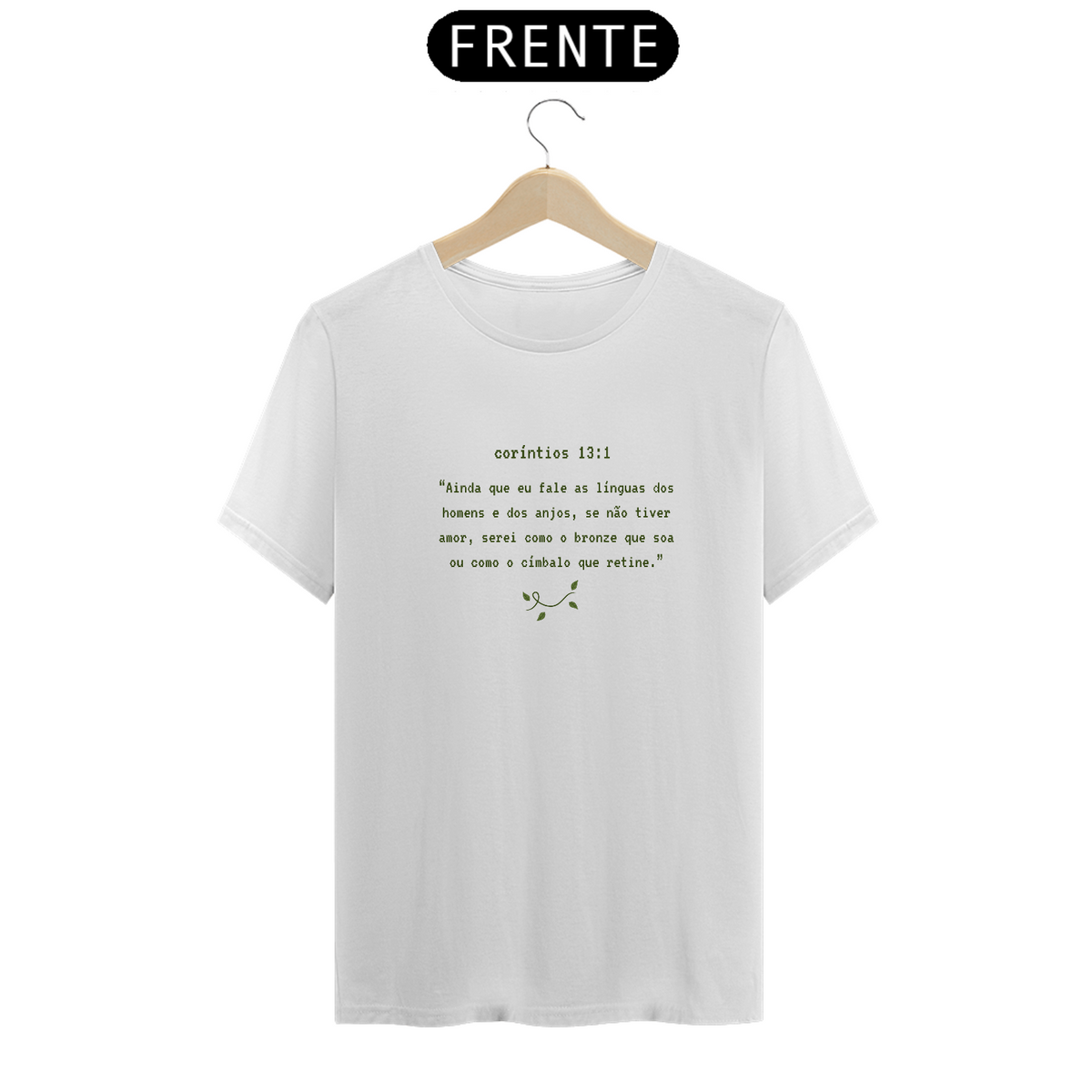 Nome do produto: Coríntios 13:1 T-shirt