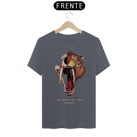 T-Shirt Quality caras Tigre-dentes-de-sabre