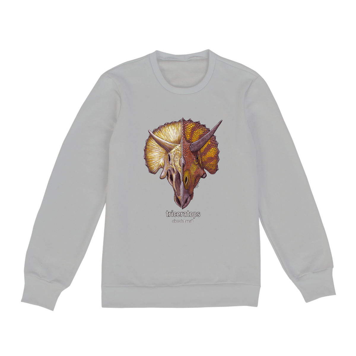 Nome do produto: Moletom Unissex Caras Triceratops