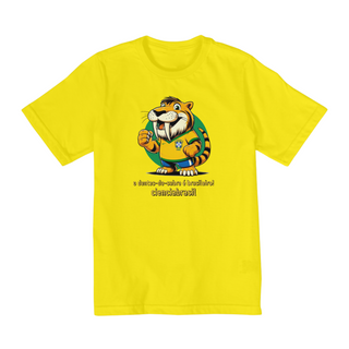 Nome do produtoT shirt quality infantil (10 a 14) Smilodon Brasil 1