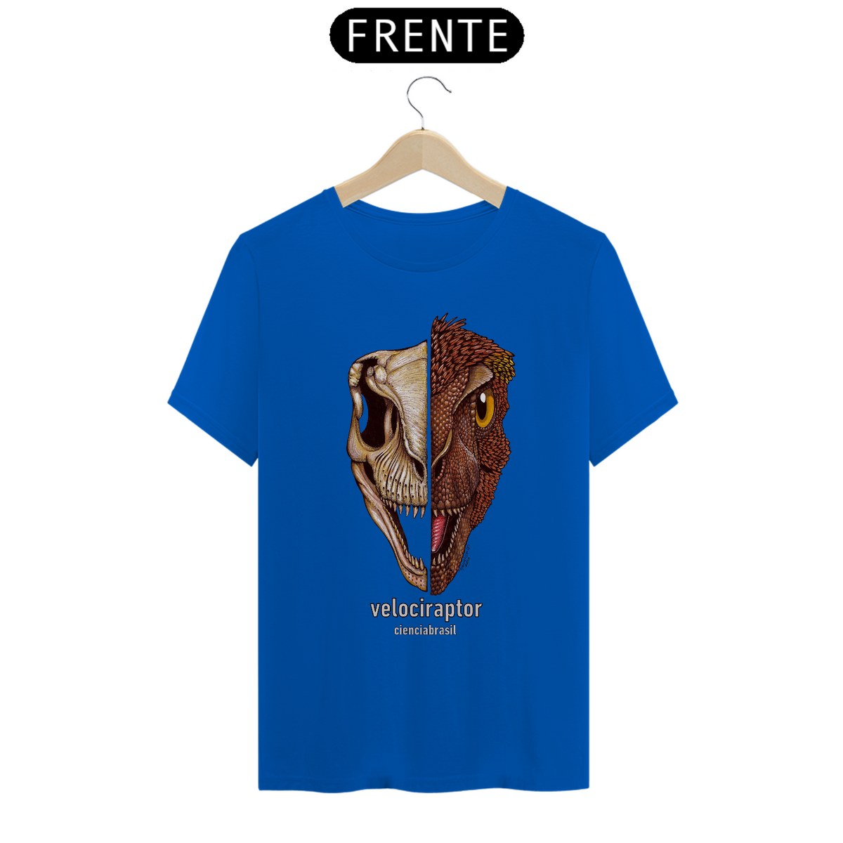 Nome do produto: T-Shirt Quality caras Velociraptor