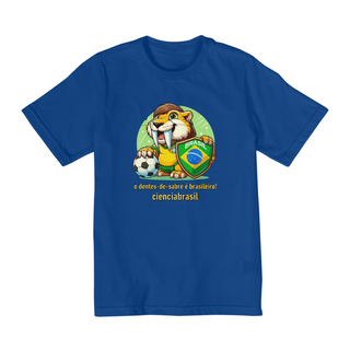 Nome do produtoT shirt quality infantil (2 a 8) Smilodon Brasil 2