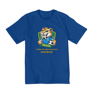 T shirt quality infantil (2 a 8) Smilodon Brasil 3