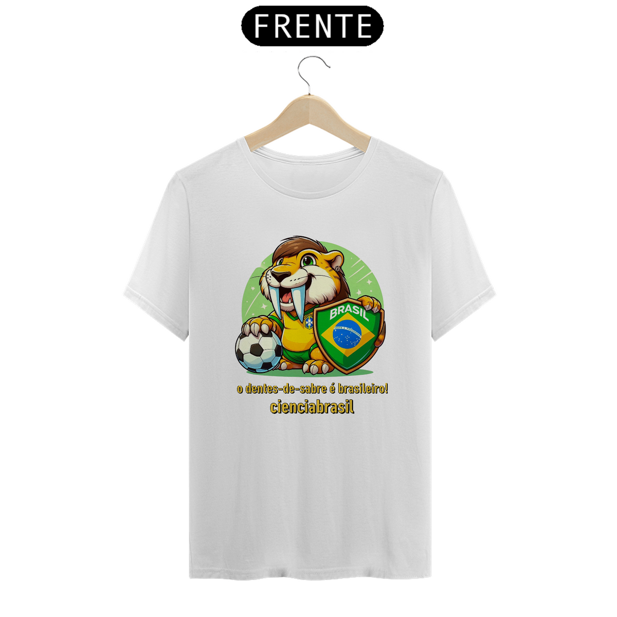 Nome do produto: T-Shirt Prime dentes-de-sabre Brasil 2