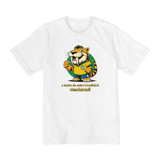 Nome do produtoT shirt quality infantil (2 a 8) Smilodon Brasil 1