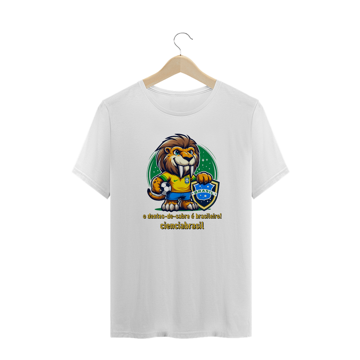 Nome do produto: T-Shirt Plus Size smilodon 2