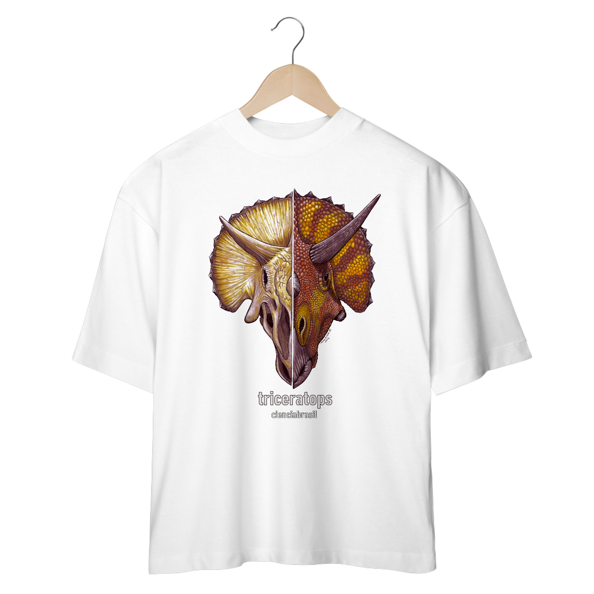 Nome do produto: T Shirt oversized Triceratops